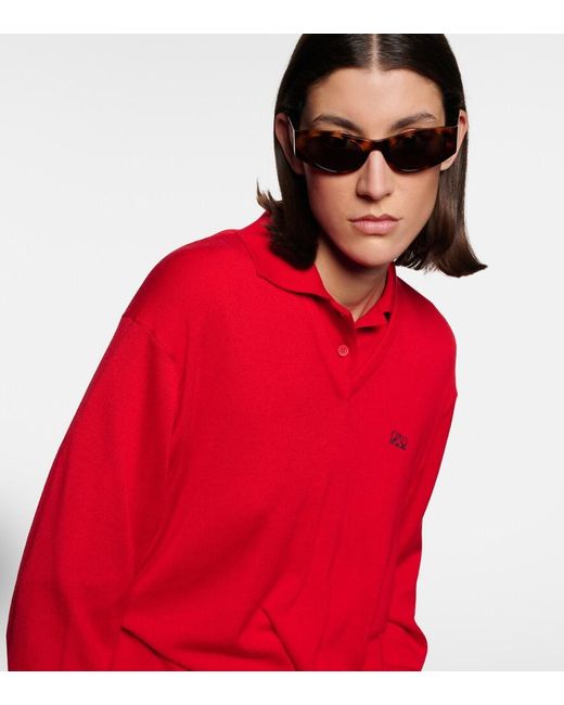 Loewe Brown Paula's Ibiza Flash Cat-Eye Sunglasses
