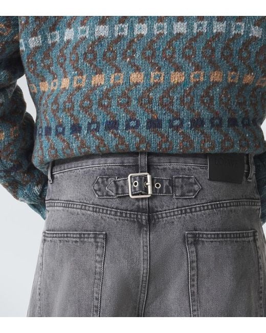 Jeans Regular di Loewe in Gray da Uomo