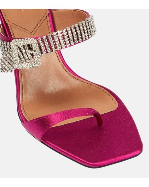D'Accori Pink Dahlia Embellished Mules