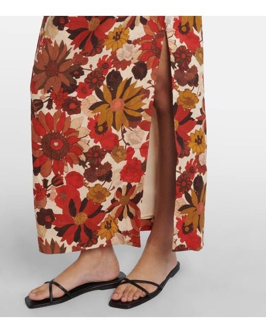 Abito Midi Castella di Sir in Red