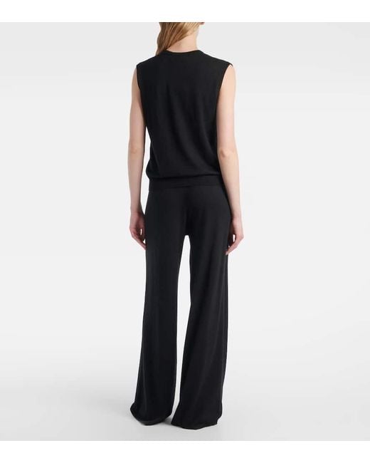 Lisa Yang Black Lauri Cashmere Sweater Vest