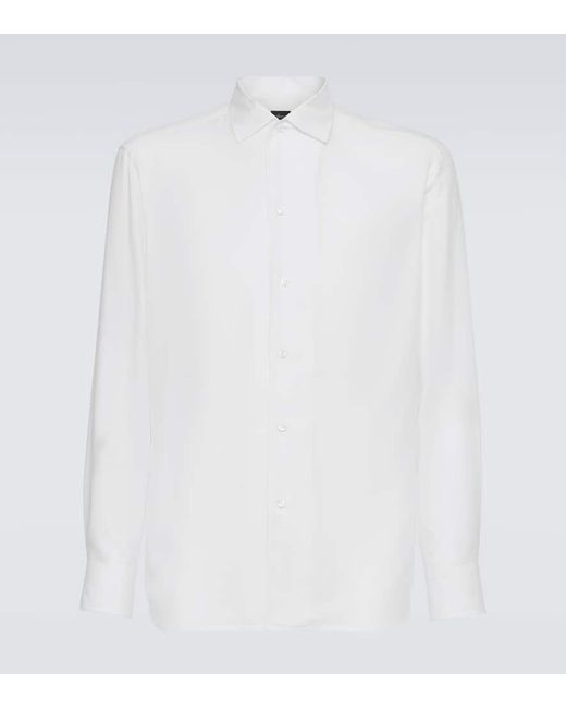Camicia di Brioni in White da Uomo