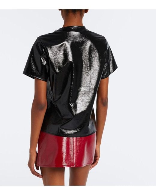 Courreges Black Vinyl Top