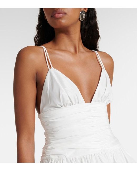 Staud White Loren Minidress