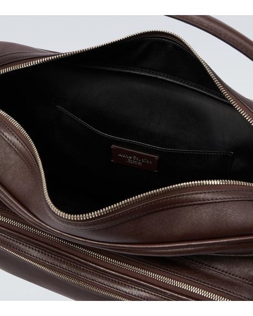 Acne Black Camero Leather Shoulder Bag for men