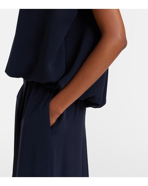 Max Mara Blue Elegante Cady Top