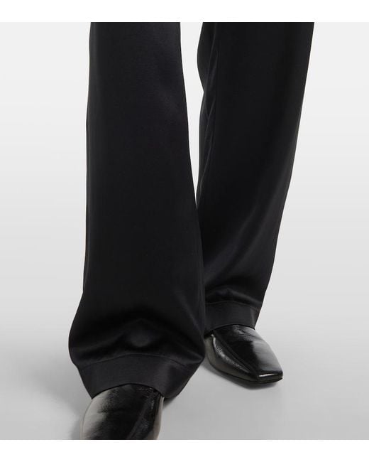 Joseph Blue New Sahel Silk Straight Pants