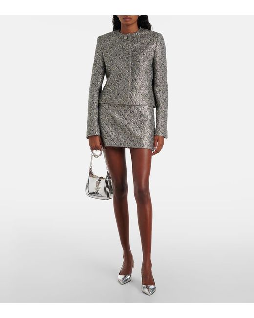 Gucci Gray Minirock Gg