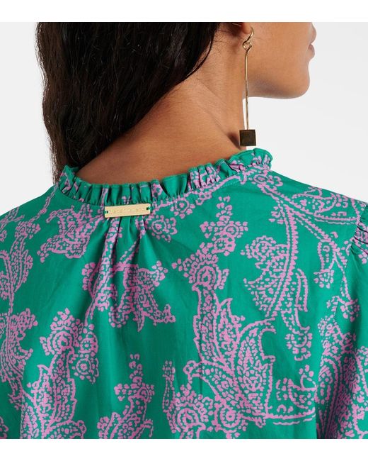 Heidi Klein Blue Maxikleid Santa Rosa Aus Einem Baumwollgemisch