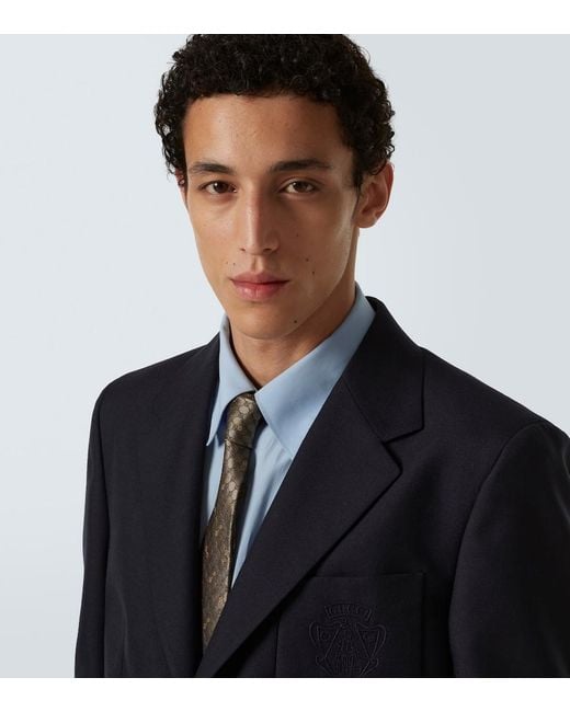 Gucci Natural Gg Silk Jacquard Tie for men