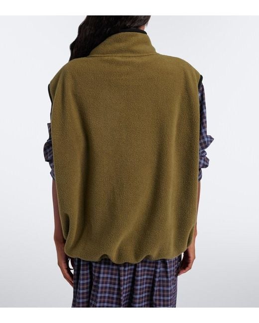 Miu Miu Green Fleece Vest