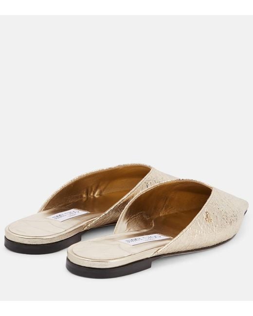Mules Vivi di Jimmy Choo in Natural