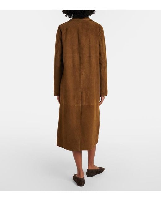 Vince Natural Suede Coat