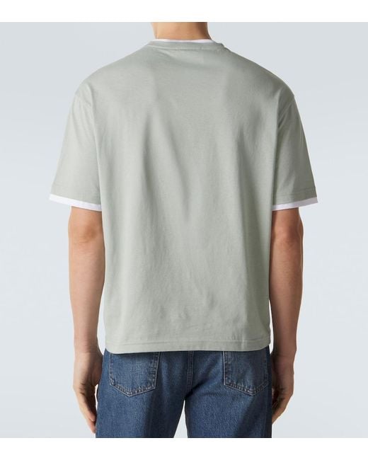 Lardini Gray Cotton T-Shirt for men