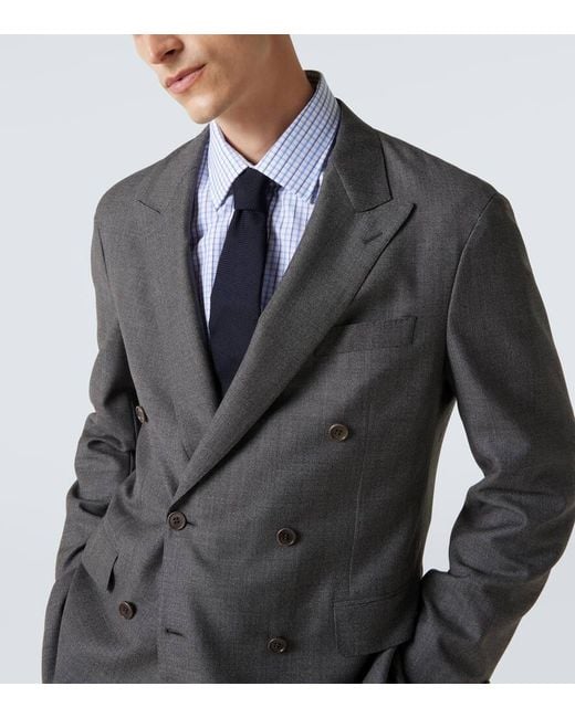 Costume Monza Db En Laine Vierge Canali pour homme en coloris Gray