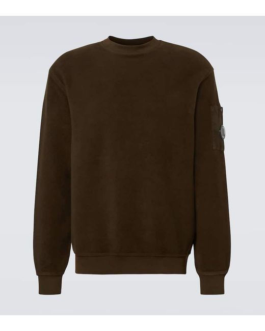 C P Company Sweatshirt Aus Baumwolle in Brown für Herren