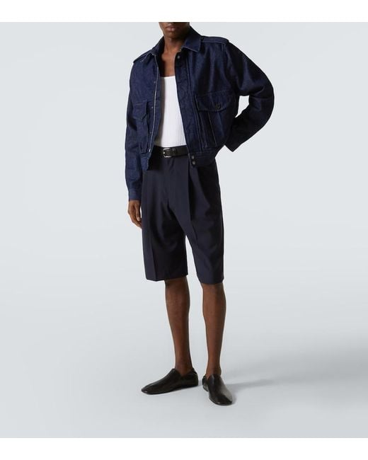 Dries Van Noten Blue Denim Jacket for men
