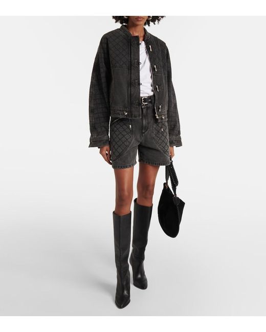 Isabel Marant Black Denim Jacket Celiany