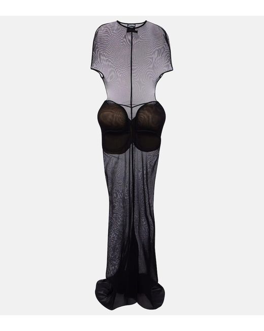 Jean Paul Gaultier Black X Shayne Oliver Tulle Gown