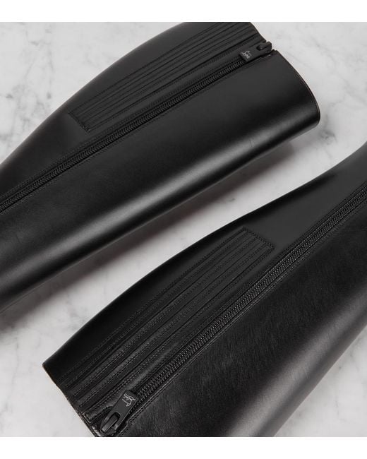 Christian Louboutin Black Stiefel Pumppie Botta Aus Leder