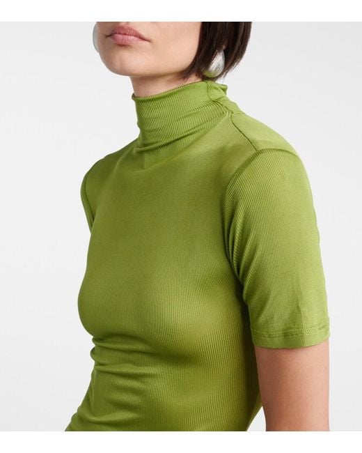 Christopher Esber Green Tee Gown
