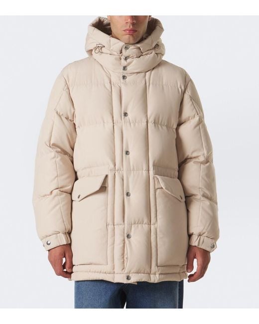 Moncler Natural Silmara Hooded Down Jacket for men