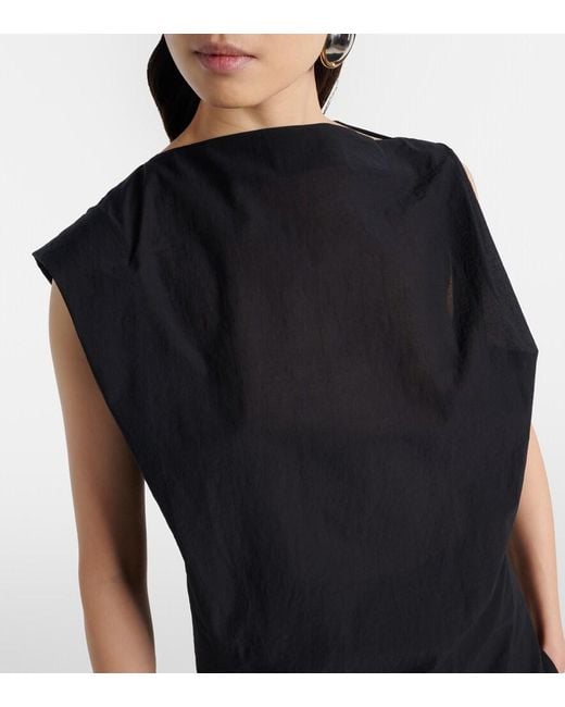 Jacquemus Black The Drap Dress