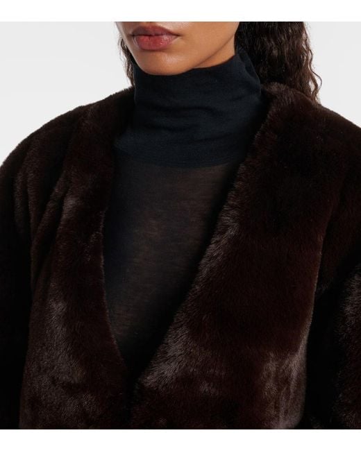 Frankie Shop Black Matera Coat