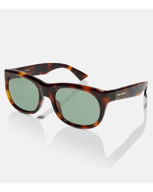 Saint Laurent Green Sl 815 Romy Square Sunglasses