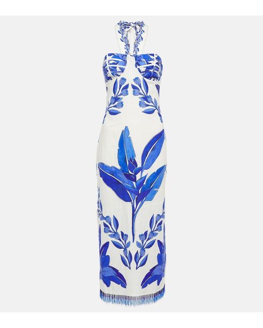 FARM Rio Off- Yard Sleeveless Maxi Dress, Yard Off in Blue | Lyst Australia