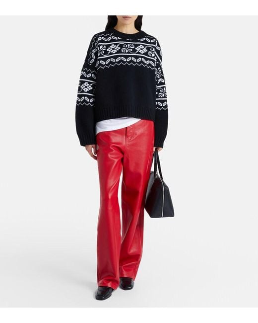 Pullover Fair Isle di Rohe in Black