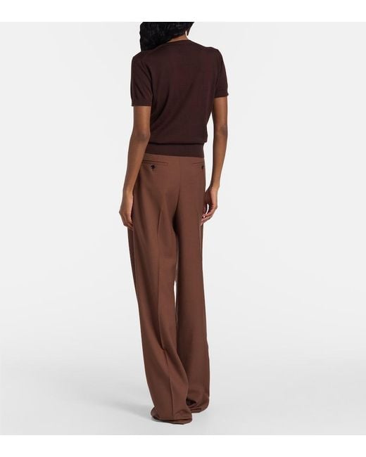 Saint Laurent Black Wool Top
