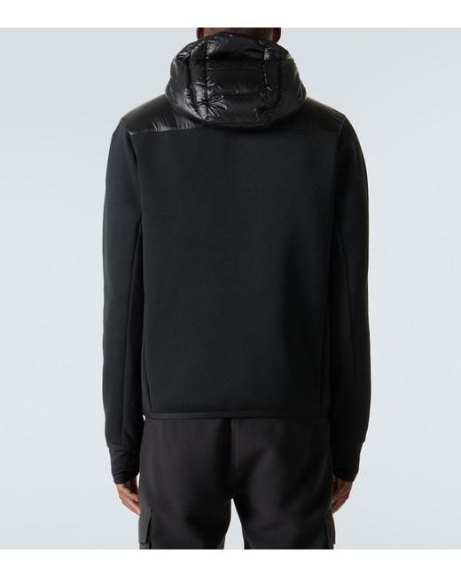 Moncler Black Down-Paneled Jacket for men