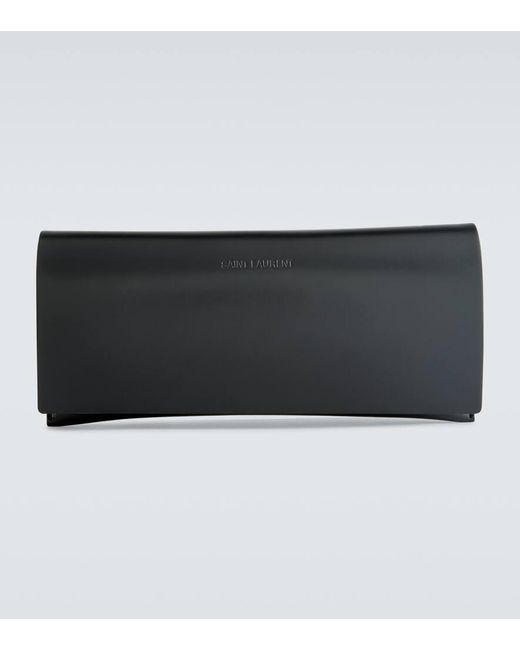 Saint Laurent Gray Sl 768 Rectangular Sunglasses for men