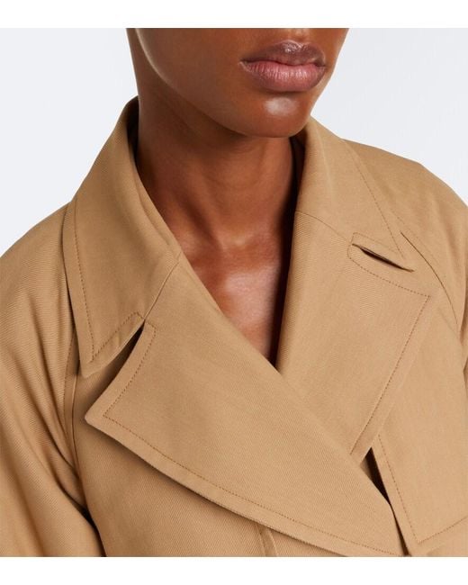 Veronica Beard Natural Lazaro Trench Coat
