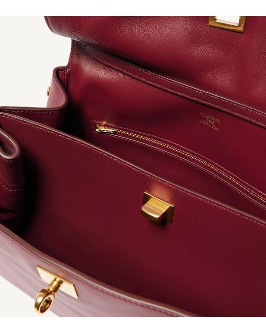 Balenciaga Purple Tote Bag Rodeo Medium Aus Leder