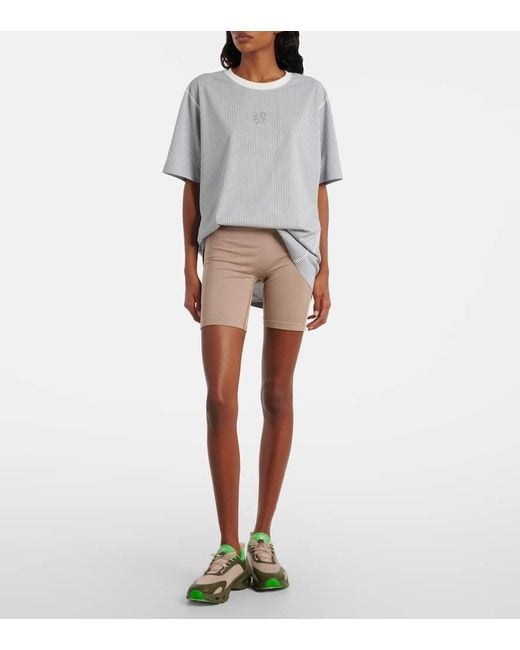 X On Camiseta A Rayas Bordada Loewe de color Gray