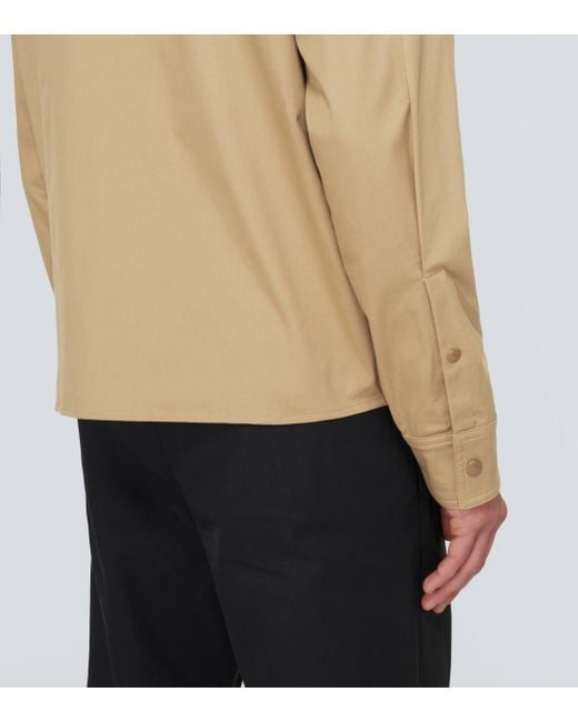 Moncler Natural Cotton-blend Blouson Jacket for men