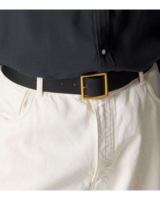 Cinturon De Piel Visvim de hombre de color Black