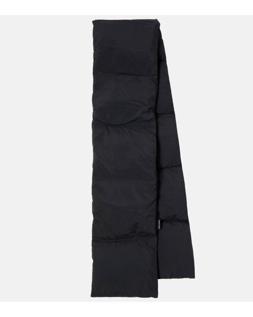 Canada Goose Black Quilted Down Scarf