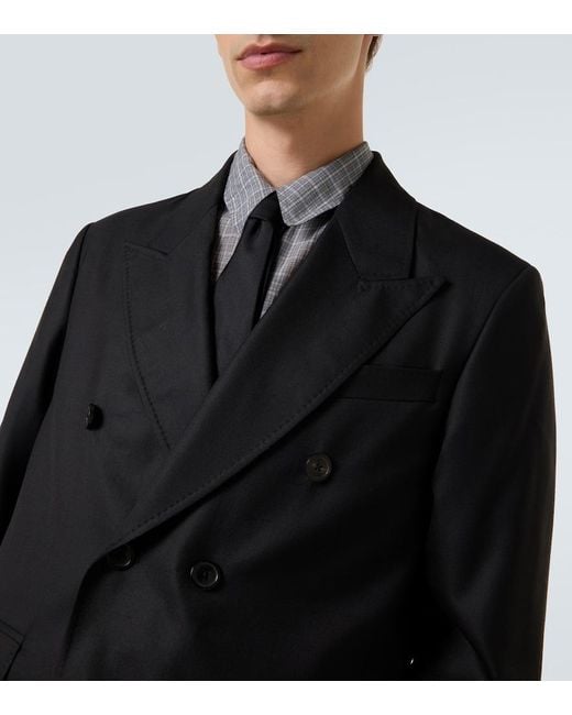 Our Legacy Black Unconstructed Wool Blazer for men