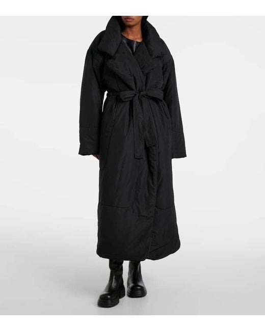 Norma Kamali Black Mantel Sleeping Bag