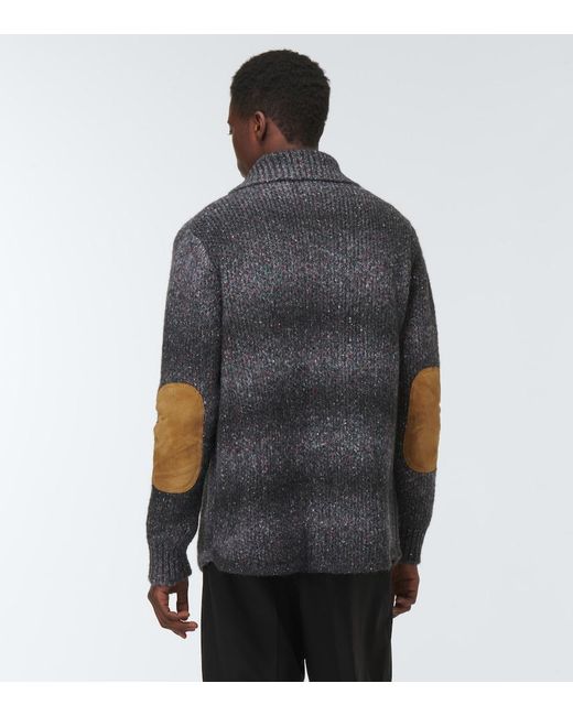 Amiri Gray Virgin Wool Overshirt for men