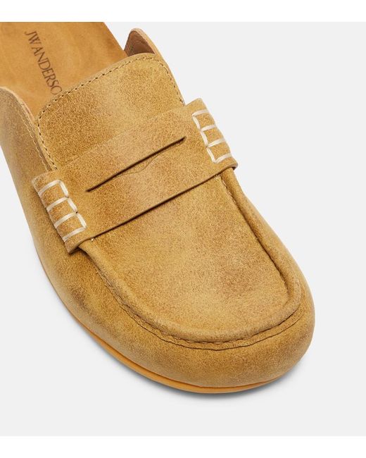 J.W. Anderson Natural Suede Mules