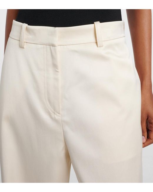 Totême Natural High-Rise Wide-Leg Pants