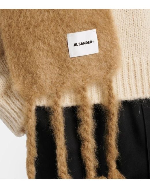 Sciarpa di Jil Sander in Metallic