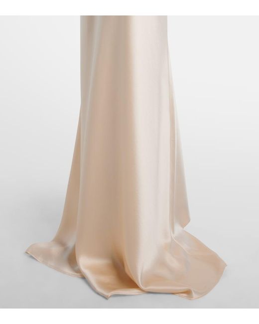 The Sei Natural Silk Satin Maxi Skirt