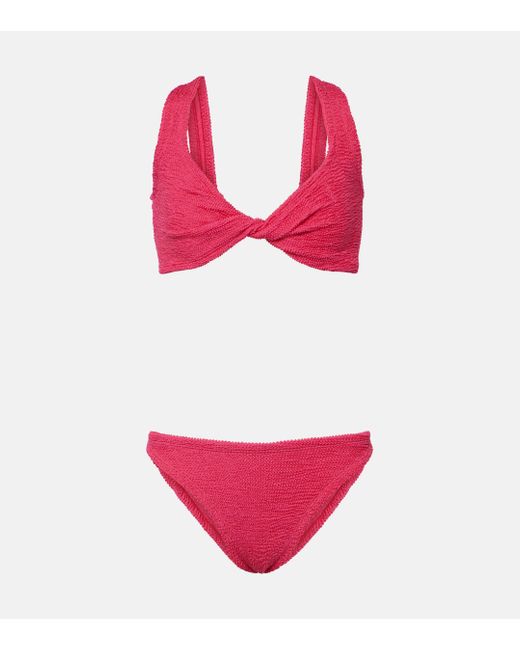Bikini Juno Hunza G en coloris Pink