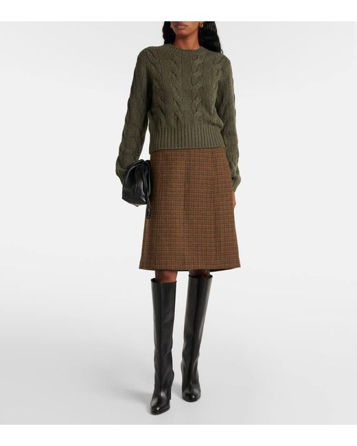 Jersey Trenzado Napier De Cachemir Loro Piana de color Green