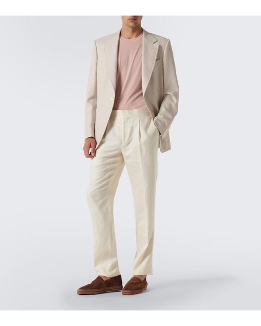 Tom Ford Brown Barnes Suede Espadrilles for men